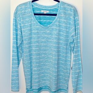 Long Sleeve Light Blue Shirt Sz M . Brand New